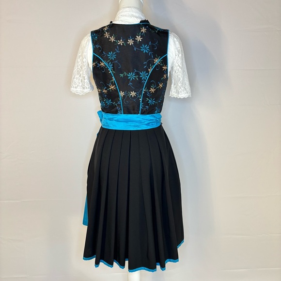 Retro Tramontana Dirndl Set 60s Style + modern blouse, apron, bracelet US 2-4 - Picture 6 of 8